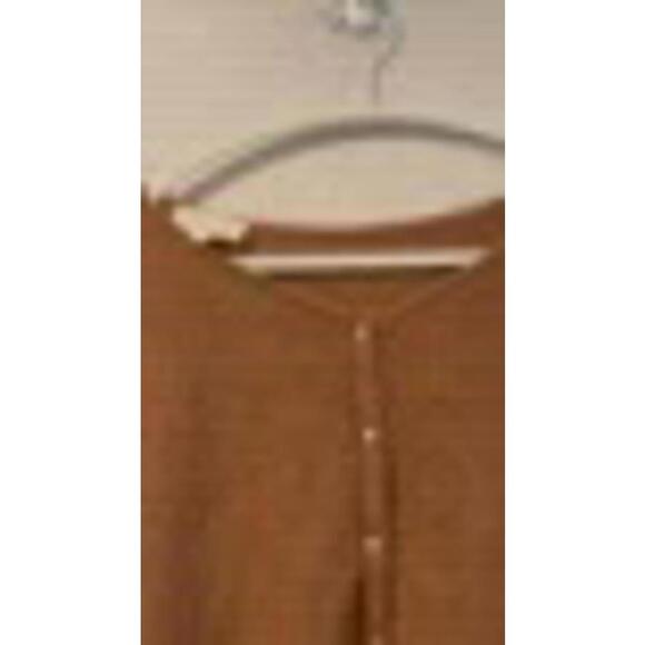 Sezane Gaspard Jumper Camel Cardigan Sweater Size Small - Picture 4 of 5